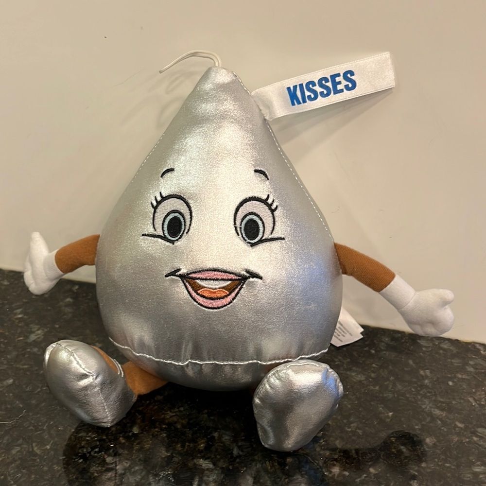 Hershey Park Chocolate silver shiny Plush Stuff toy. 2016